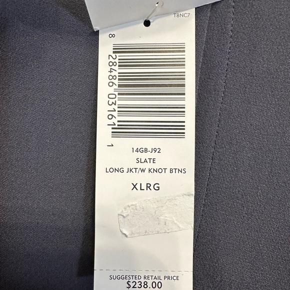 Eileen Fisher gray heavyweight silk georgette crepe 💯 silk jacket - Picture 4 of 7